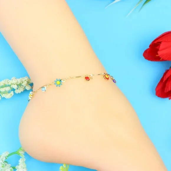 Elegant Handmade Anklet – Perfect for Women & GirlsIdeal Gift Option,DYC1055